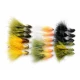 18 Damsels, Sunburst, Deadly, White, Silver, Blue & Red Flash