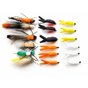 18 Foam Bugs & Fry