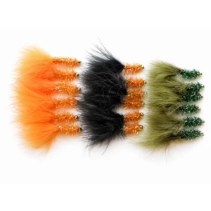 18 Goldhead Fritz ,Orange, Olive, Orange/Black Tail