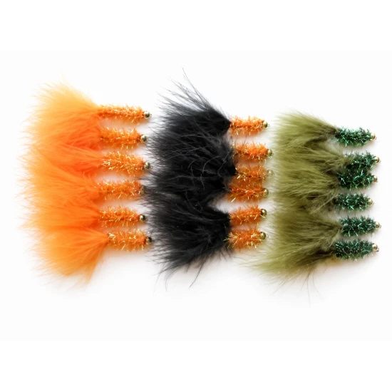 18 Goldhead Fritz ,Orange, Olive, Orange/Black Tail