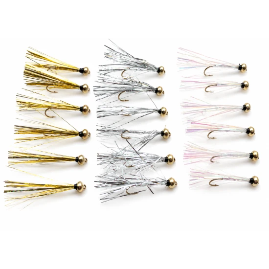18 Goldhead Sparklers  - Pearl, Silver & Gold