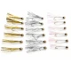 18 Goldhead Sparklers  - Pearl, Silver & Gold