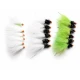 18 Hothead Lures - Barred legged - White, Chartreuse , Cats