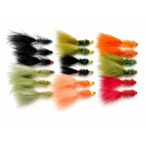 18 Hothead Lures - Flash, Red Bead and Lime Double Bead
