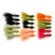 18 Hothead Lures - Flash, Red Bead and Lime Double Bead
