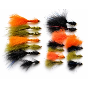 18 Mini and Standard Goldhead Flash Damsels