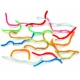 18 Unweighted Squirmy Worms, Mixed Colours