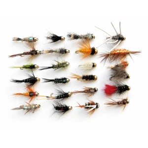 24 Goldhead Mixed Nymphs - All Different