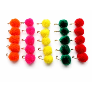 25 Egg Flies - Orange, Pink, Yellow, Green, Red