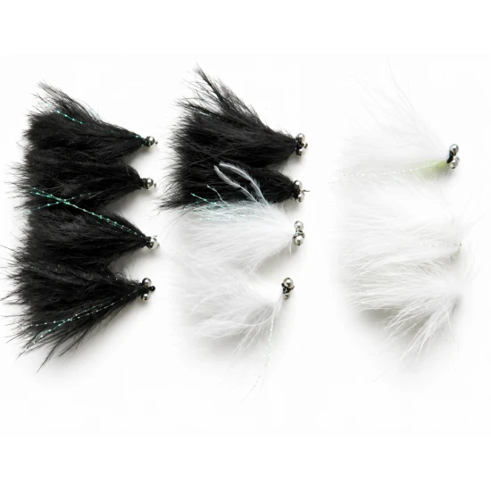 12 Cats Whiskers - Mixed Black and White - Beadeye & GH