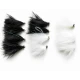 12 Cats Whiskers - Mixed Black and White - Beadeye & GH