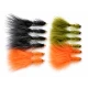 12 Conehead,Black,Olive & Orange