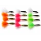 12 Epoxy Minnow - Natural, Lime, Orange & Red
