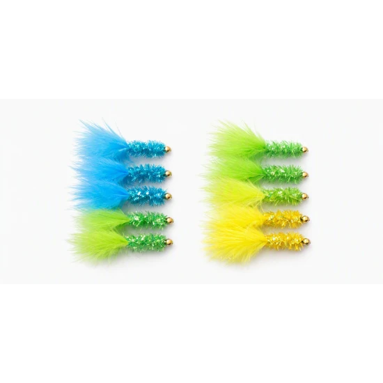 12 Goldhead Fritz - Yellow,Lime & Blue