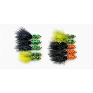 12 Goldhead Fritz - green/black, orange/black & olive varient
