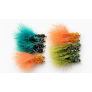 12 Goldhead Fritz, Orange,Olive & Black Green