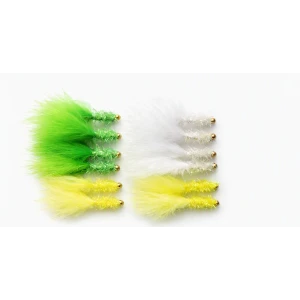 12 Goldhead Fritz,Lime,White & Yellow