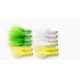 12 Goldhead Fritz,Lime,White & Yellow