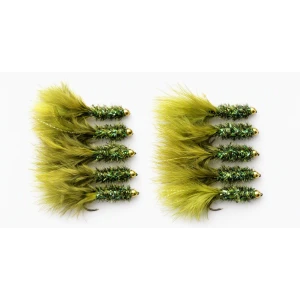 12 Goldhead Fritz,Olive and Olive Variant