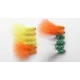 12 Goldhead Fritz,Orange,Yellow & Green White