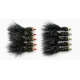 12 Goldhead Nomad - All Black (Red and Green Nosed)