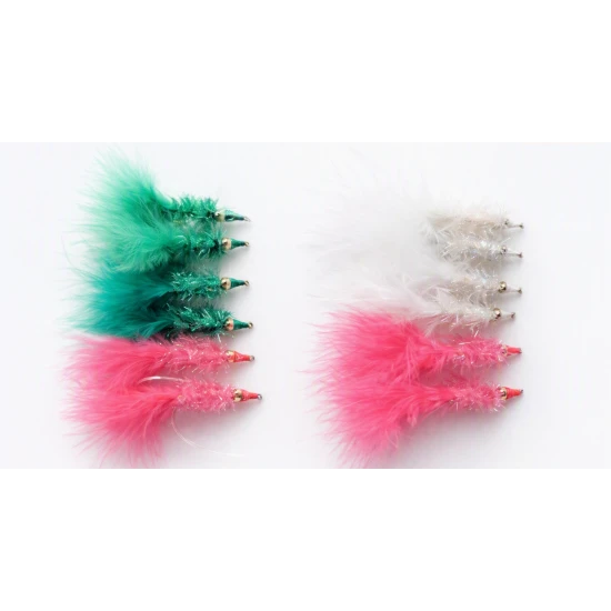 12 Goldhead Nomad - Green White and Pink