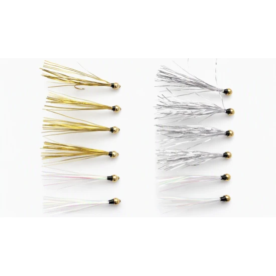 12 Goldhead Sparklers, Pearl, Silver & Gold