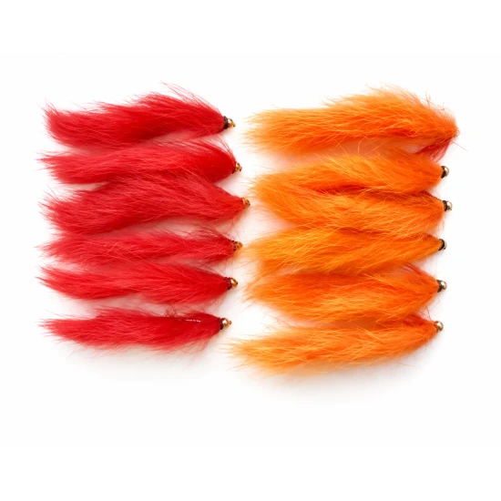 12 Goldhead Zonkers ,Red and Orange