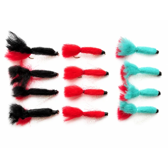 12 Luminous  Baby Doll - Red, Black & Blue