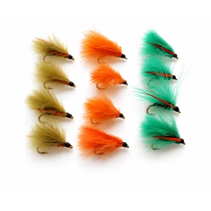 12 Mini Cormorant, Green,Olive & Orange