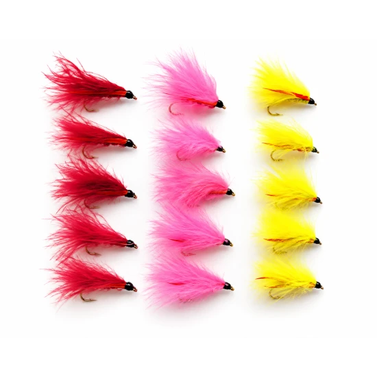 12 Mini Cormorant, Yellow,Pink & Red