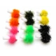 12 Mixed  Foam Ass Blobs - Full Colour Range