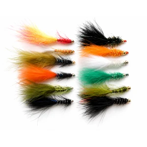 12 Mixed Lure,Dancer,Nomad & Flash Damsels