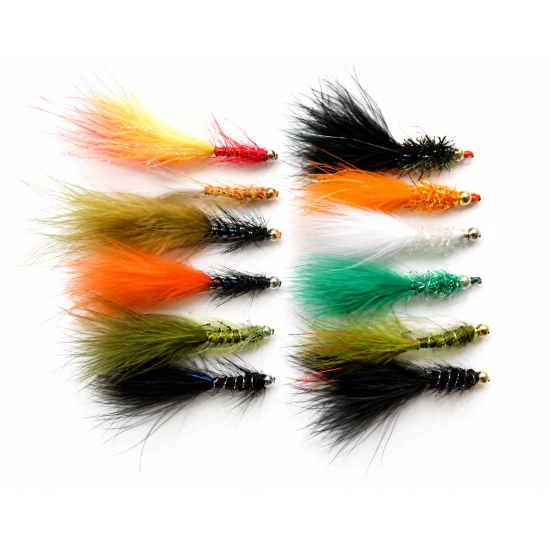 12 Mixed Lure,Dancer,Nomad & Flash Damsels