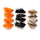 12 Unweighted Zonker,Natural,Orange & Black