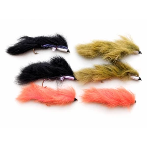 6 Snake Zonkers - Black,Olive & Orange