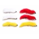 6 Snake Zonkers - White,Red and Yellow