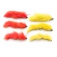 6 Snake Zonkers -Orange  & Yellow