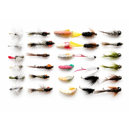30 Mixed Grayling Flies - Klinkhammer, hothead, tungsten, spiders, czechs