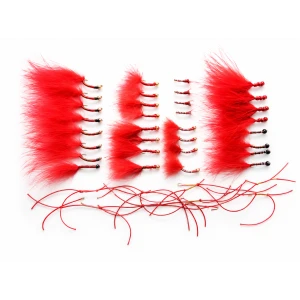 40 Bloodworm Flies