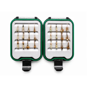 Lanyard Box - 24 Mixed Hares Ear and Pheasant Tail - Goldhead and Unweighed
