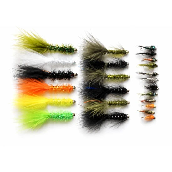 24 Goldhead Lure ( Fritz & Damsel) & Nymphs