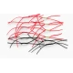 12 Apps Bloodworm - Black, Red, Red/Gold