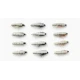 12 Czech Nymph, Black Olive & Brown