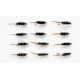 12 Diawl Bach Nymph - Mixed