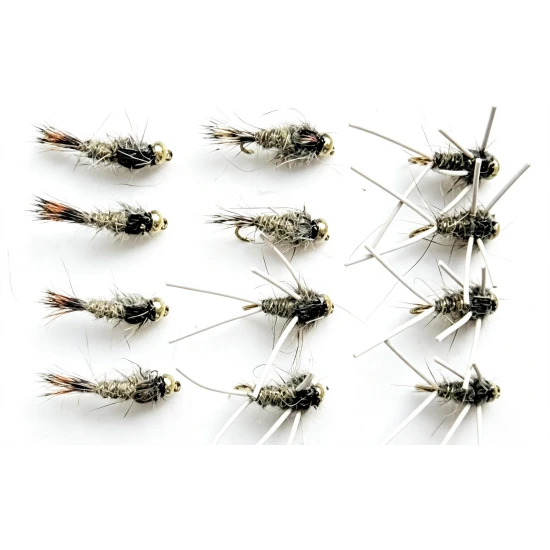 12 Goldhead Hares Ear - Legged and Standard
