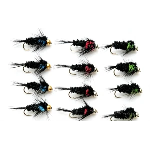 12 Goldhead Montana  Red Green Blue,  - Longshank