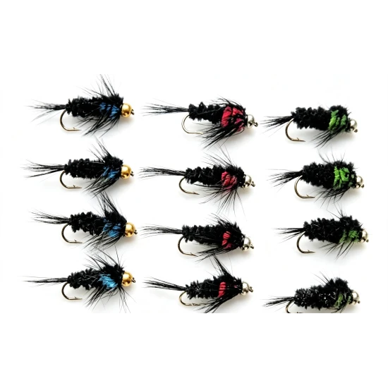 12 Goldhead Montana  Red Green Blue,  - Longshank