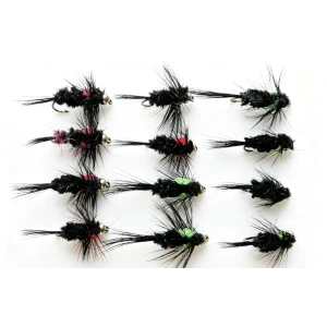 12 Goldhead Montana Red/Green  - Shortshank