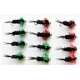 12 Goldhead Montana Red/Green Fritz